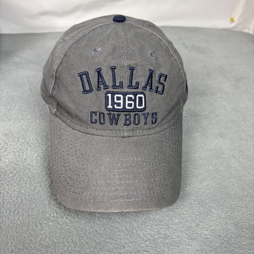 Dallas Cowboys Hat Cap Strap Back Mens Gray NFL Football 9FORTY 1960 New Era